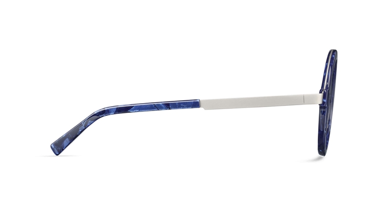 FLEYE Luna Brillestel (Form: Rund - Farve: Blå)
