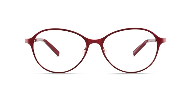 FLEYE Saga Brillestel (Form: Oval - Farve: Rød)