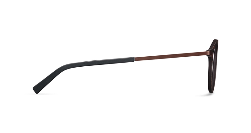 FLEYE Kvist Brillestel (Form: Rund - Farve: Brun)