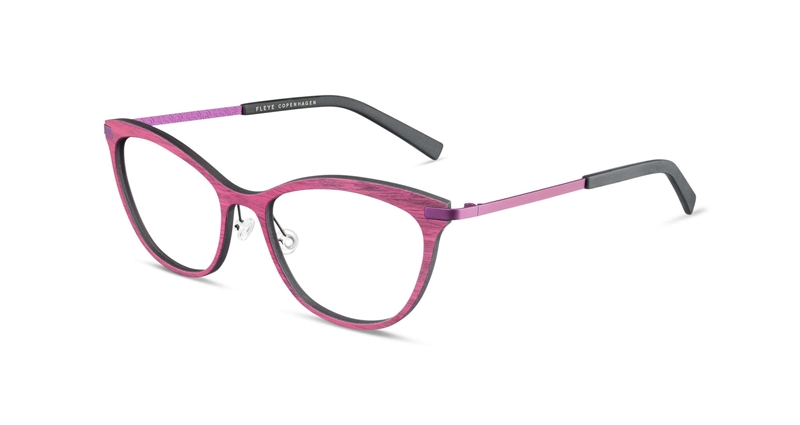 FLEYE Ellie Brillestel (Form: Cat Eye - Farve: Pink)