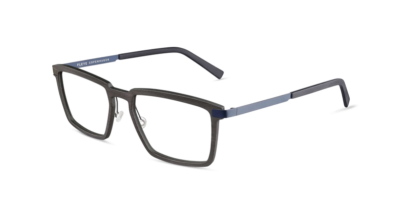 FLEYE Villium Brillestel (Form: Firkantet - Farve: Grå)