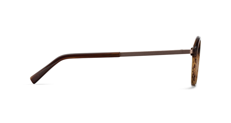 FLEYE Rune Brillestel (Form: Rund - Farve: Brun)