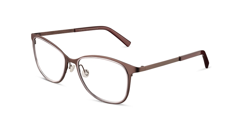 FLEYE Alice Brillestel (Form: Firkantet - Farve: Brun)