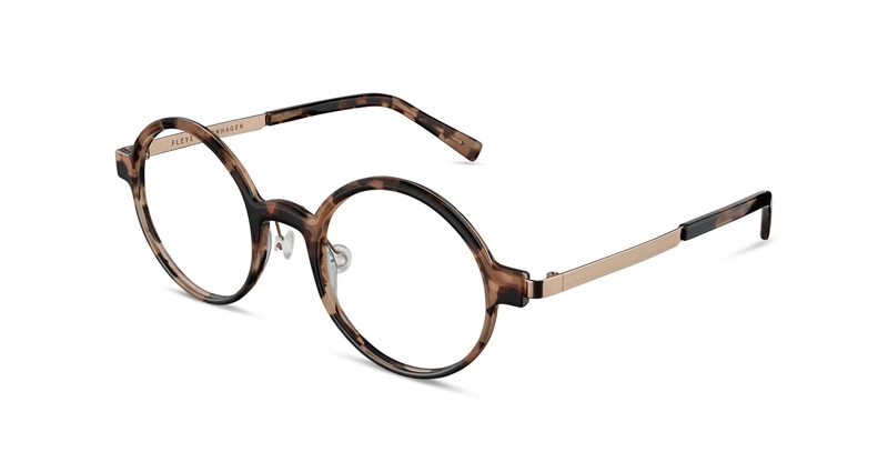 FLEYE Levi Brillestel (Form: Rund - Farve: Brun)