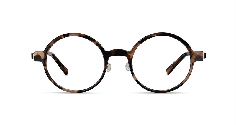 FLEYE Levi Brillestel (Form: Rund - Farve: Brun)