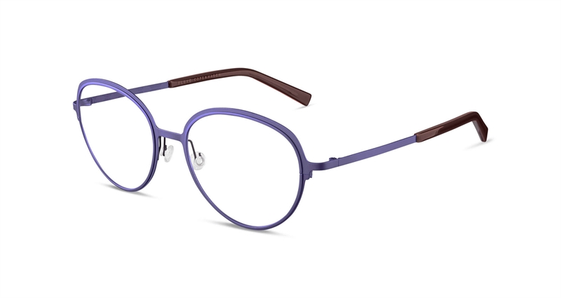 FLEYE Sigrid Brillestel (Form: Rund - Farve: Lilla)