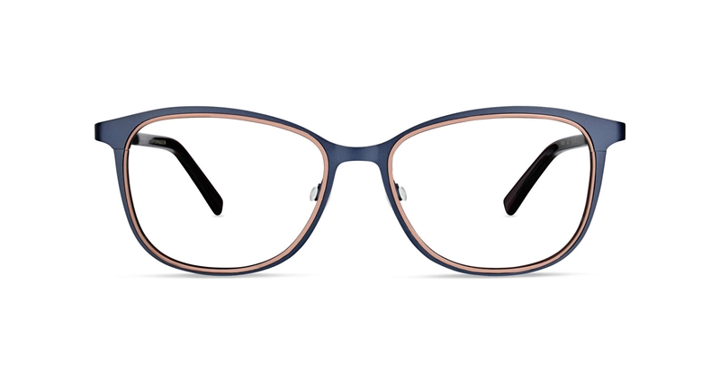 FLEYE Alice Brillestel (Form: Firkantet - Farve: Blå)