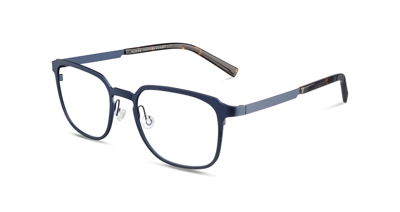 FLEYE Felix Brillestel (Form: Firkantet - Farve: Blå)