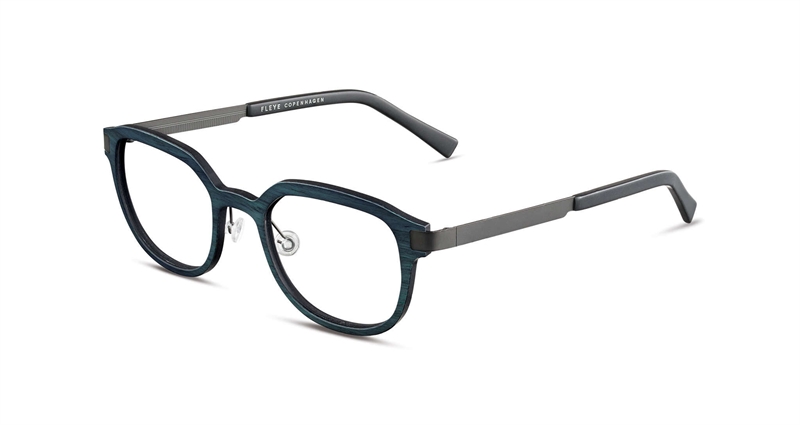 FLEYE Andy Brillestel (Form: Firkantet - Farve: Blå)