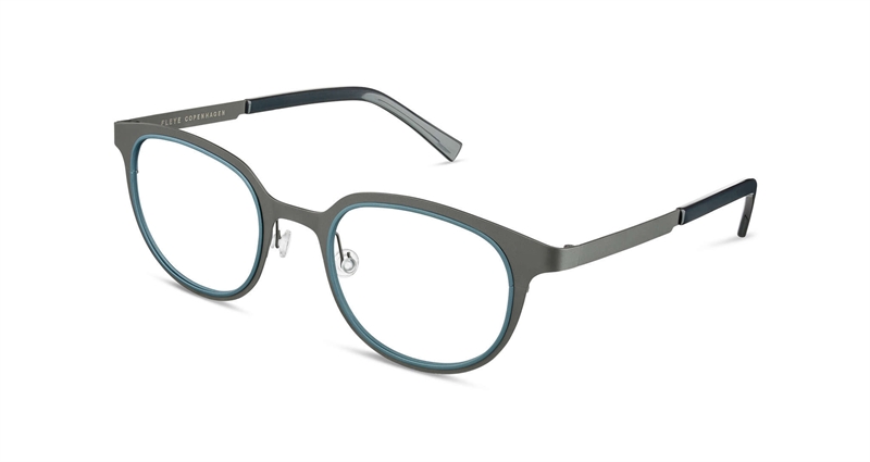 FLEYE Leif Brillestel (Form: Firkantet - Farve: Grå)