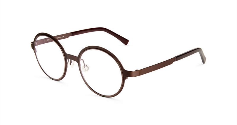 FLEYE Line Brillestel (Form: Rund - Farve: Brun)