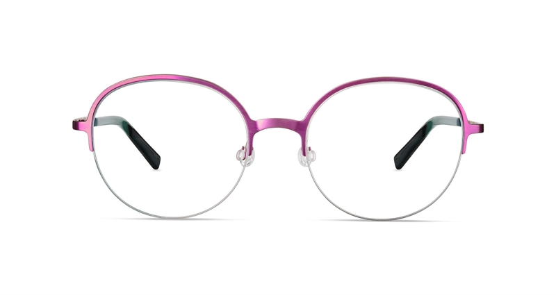 FLEYE Dagmar Brillestel (Form: Rund - Farve: Blå)