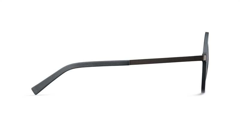 FLEYE Sol Brillestel (Form: Rund - Farve: Sort)