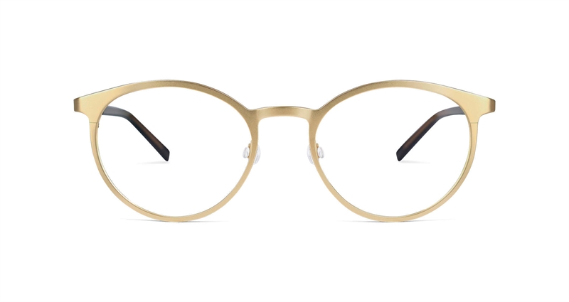FLEYE Mio Brillestel (Form: Rund - Farve: Guld)