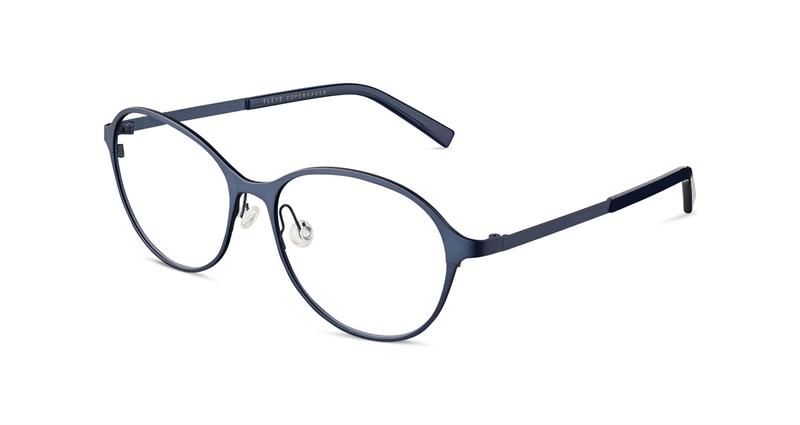 FLEYE Svale Brillestel (Form: Oval - Farve: Blå)