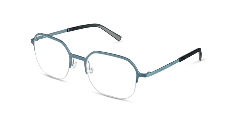 FLEYE Sune Brillestel (Form: Firkantet - Farve: Blå)