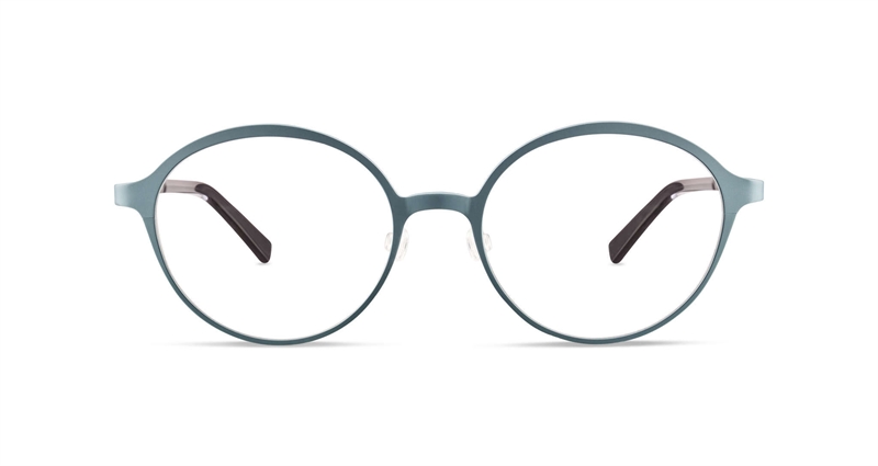 FLEYE Iris Brillestel (Form: Rund - Farve: Blå)