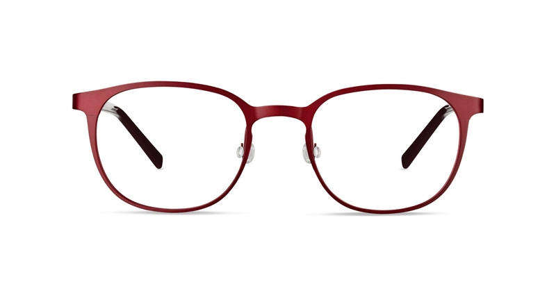 FLEYE Eigil Brillestel (Form: Firkantet - Farve: Rød)