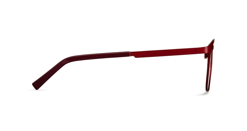 FLEYE Eigil Brillestel (Form: Firkantet - Farve: Rød)