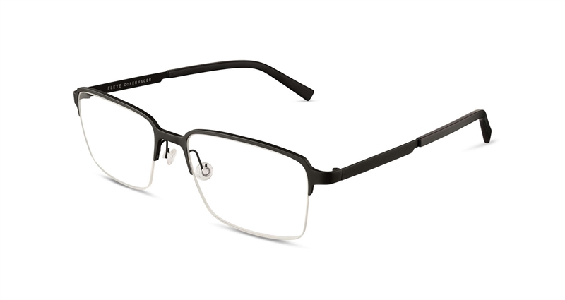 FLEYE Favne Brillestel (Form: Firkantet - Farve: Grå)