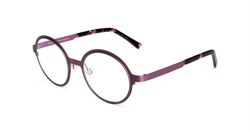FLEYE Line Brillestel (Form: Rund - Farve: Pink)