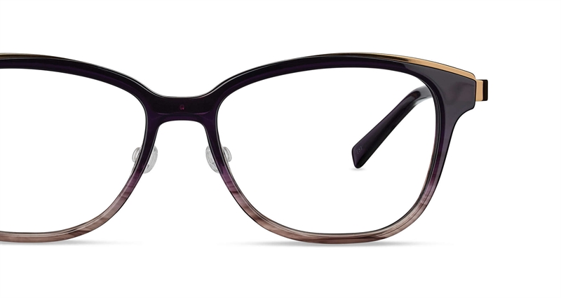 FLEYE Lerke Brillestel (Form: Firkantet - Farve: Lilla)