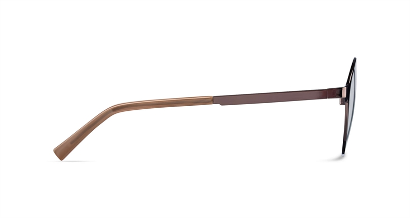 FLEYE Iris Brillestel (Form: Rund - Farve: Brun)