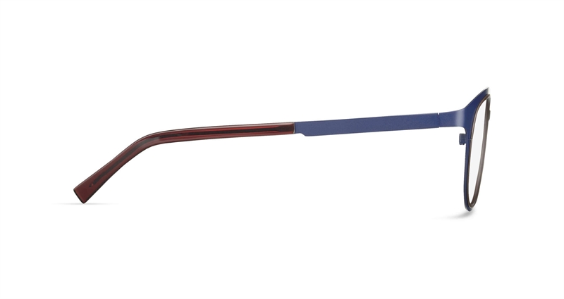 FLEYE Leif Brillestel (Form: Firkantet - Farve: Blå)