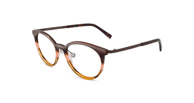FLEYE Katrine Brillestel (Form: Cat Eye - Farve: Havana)