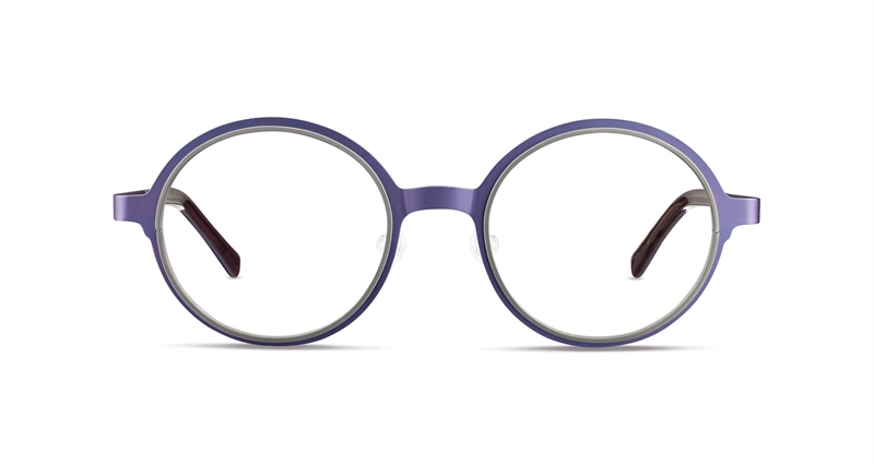 FLEYE Line Brillestel (Form: Rund - Farve: Lilla)