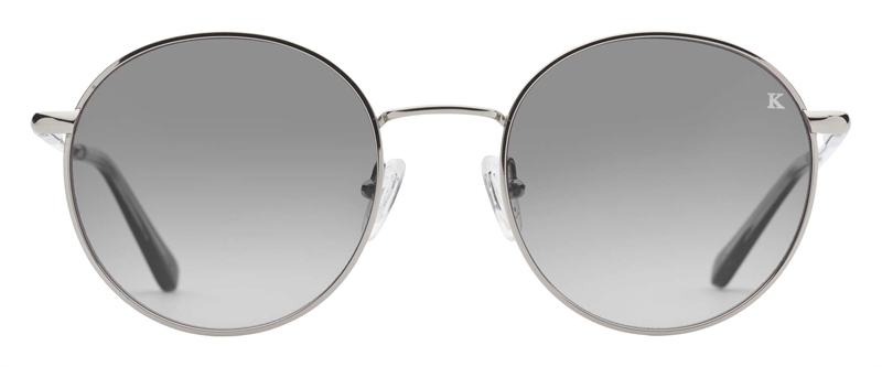 PREGO Sondrio II Solbrille (Form: Rund - Farve: Sølv)