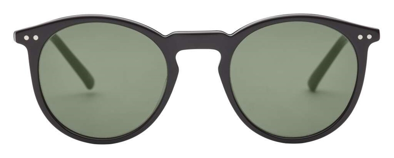 PREGO Palermo Solbrille (Form: Panto - Farve: Sort)