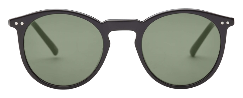 PREGO Palermo Solbrille (Form: Panto - Farve: Sort)