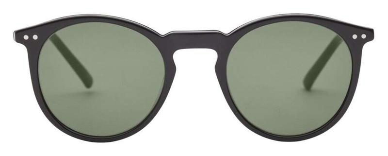 PREGO Palermo Solbrille (Form: Panto - Farve: Sort)