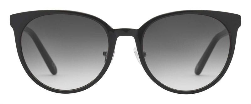 PREGO Sofia Solbrille (Form: Rund - Farve: Sort)