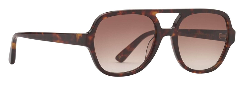 PREGO Ari Solbrille (Form: Firkantet - Farve: Havana)