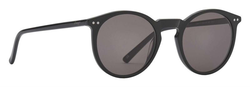 PREGO Palermo Solbrille (Form: Panto - Farve: Sort)