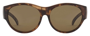 PREGO Polar. Wear Over Solbrille (Form: Rund - Farve: Brun)