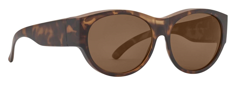 PREGO Polar. Wear Over Solbrille (Form: Rund - Farve: Brun)