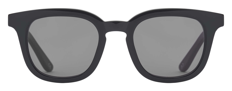 PREGO Modica Solbrille (Form: Wayfarer - Farve: Sort)