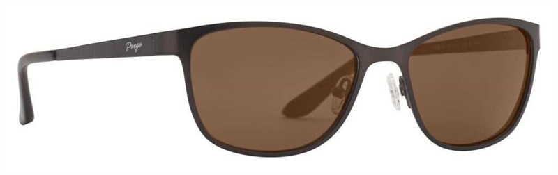 PREGO Bresso Solbrille (Form: Rund - Farve: Brun)