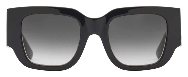 PREGO Lecce Solbrille (Form: Firkantet - Farve: Sort)