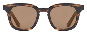 PREGO Modica Solbrille (Form: Wayfarer - Farve: Havana)