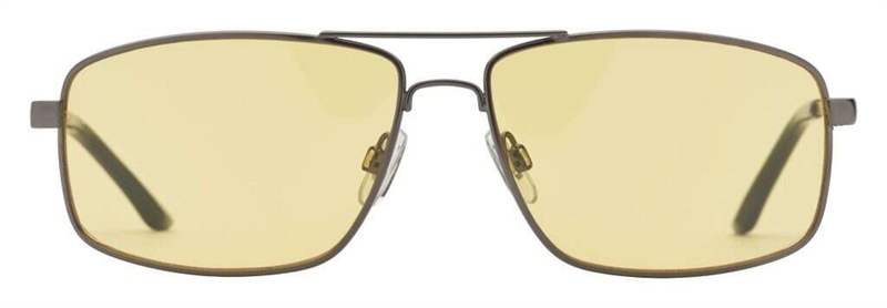 PREGO Drivers Yellow Solbrille (Form: Firkantet - Farve: Grå)