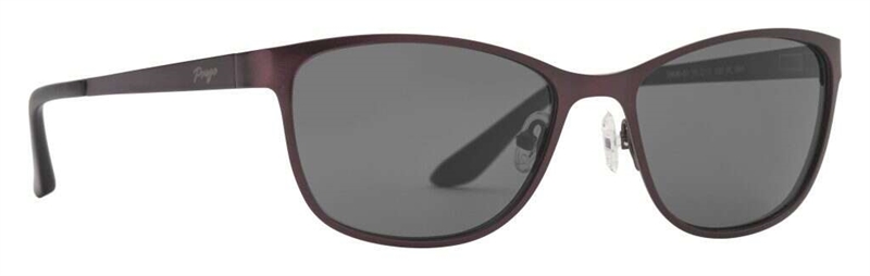 PREGO Bresso Solbrille (Form: Rund - Farve: Rød)