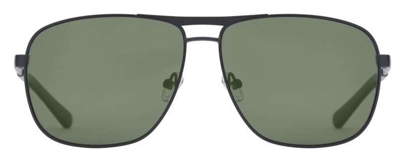 PREGO Viterbo Polarized Solbrille (Form: Firkantet - Farve: Sort)
