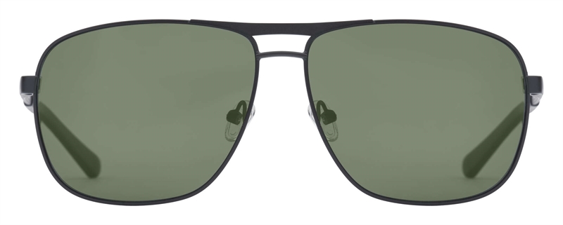 PREGO Viterbo Polarized Solbrille (Form: Firkantet - Farve: Sort)