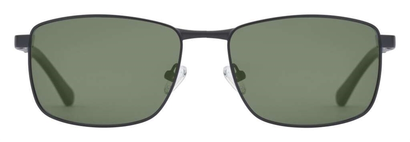 PREGO Anzio Polarized Solbrille (Form: Firkantet - Farve: Sort)