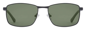 PREGO Anzio Polarized Solbrille (Form: Firkantet - Farve: Sort)
