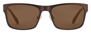 PREGO Carrara Solbrille (Form: Firkantet - Farve: Brun)